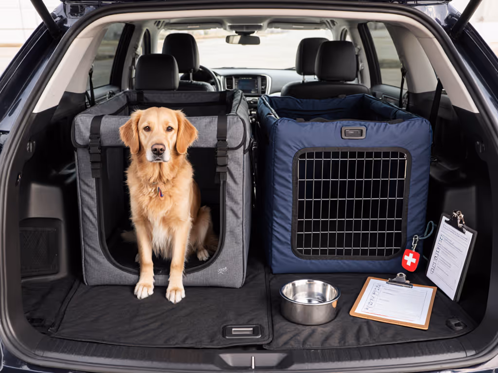 Soft vs Hard Dog Crates: Calm & Safe Car Travel Guide